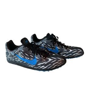 Nike Mens Zoom Rival D 8 616310-004 Track/Running Shoes Spikes Size 12.5 Black‎